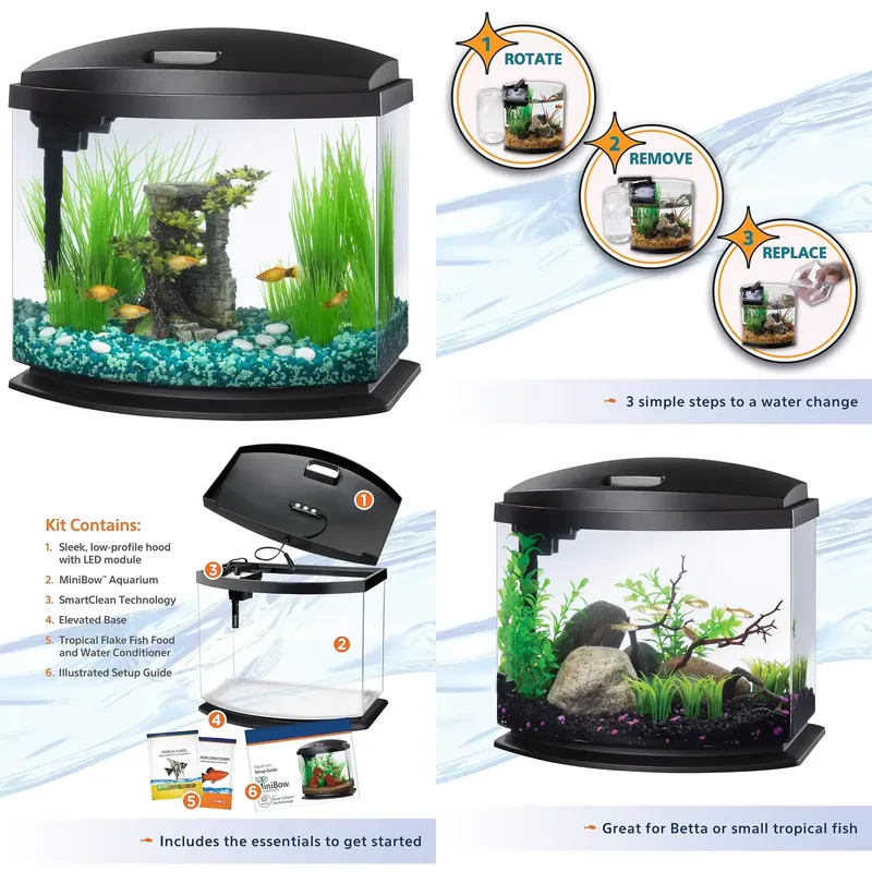 Aquarium Planted Tank Filter - for Custom Glass Acrylic Aquarium Hydroponic