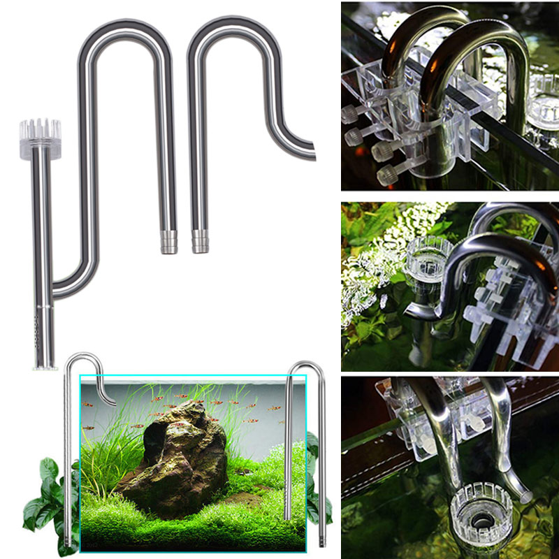 Aquarium Planted Tank Filter - New Fish Tank Lily Pipe Stainless