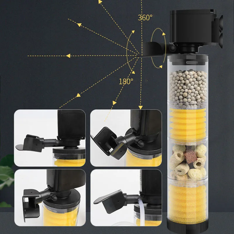 220V 50Hz Silent Filter for Aq - огляд і ціна Aquarium Planted Filter