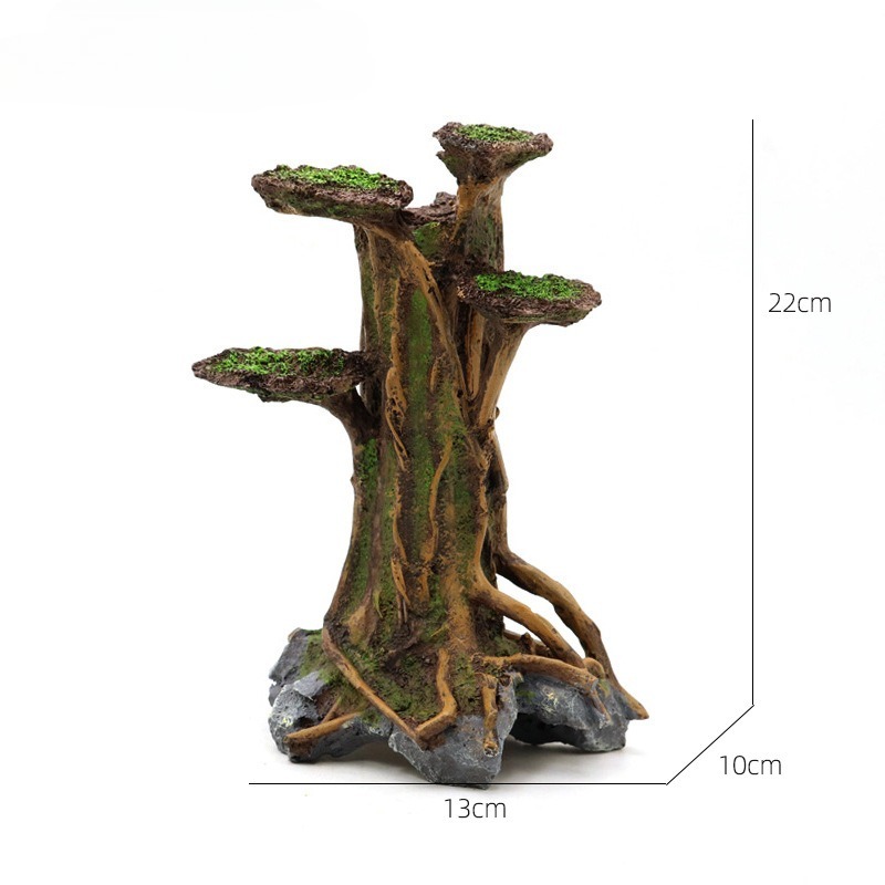 Artificial Moss Tree Driftwood - огляд і ціна Planted Aquarium Aquascape
